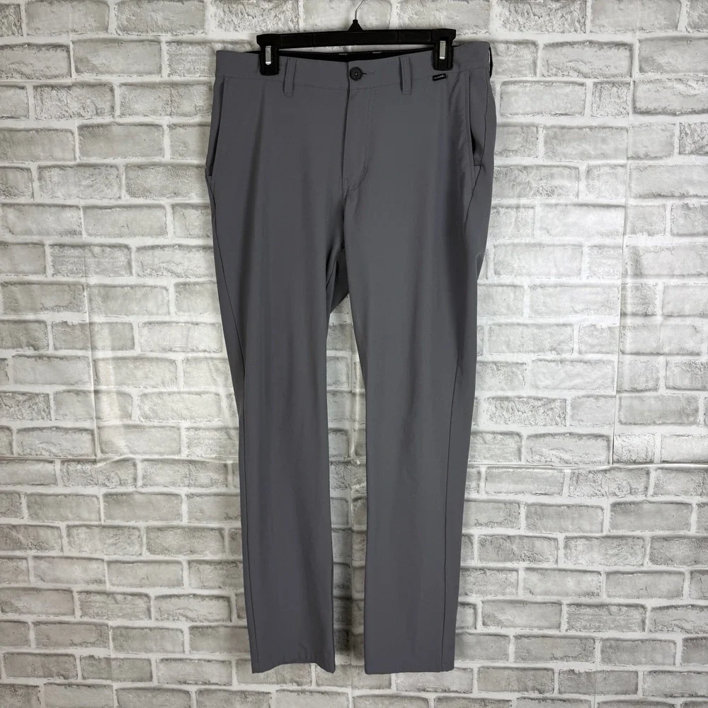 Travis Mathew Open To Close Grey Golf Performance Pants Mens 32 x 30 1MQ184